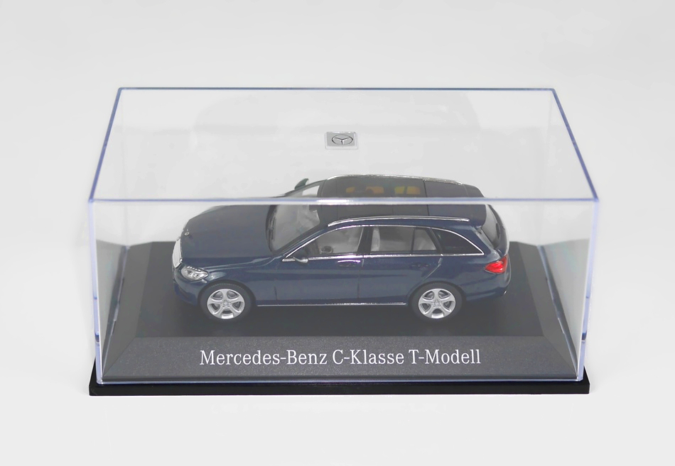 新品 Mercedes-Benz メルセデス ベンツ ミニカー1/43サイズNOREVノレブS205ブルー濃紺メタリックCクラスClassステーションワゴンTモデルAMG_画像4