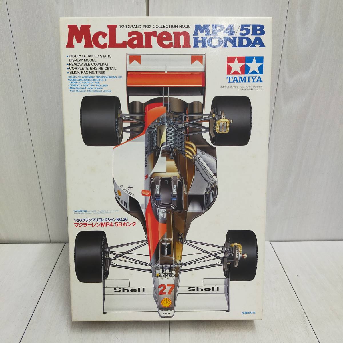 希少 未組立 TAMIYA McLaren MP4/5B HONDA 20026 グレードアップ 希少 未組立 TAMIYA McLaren MP4/5B HONDA 20026 グレードアップ