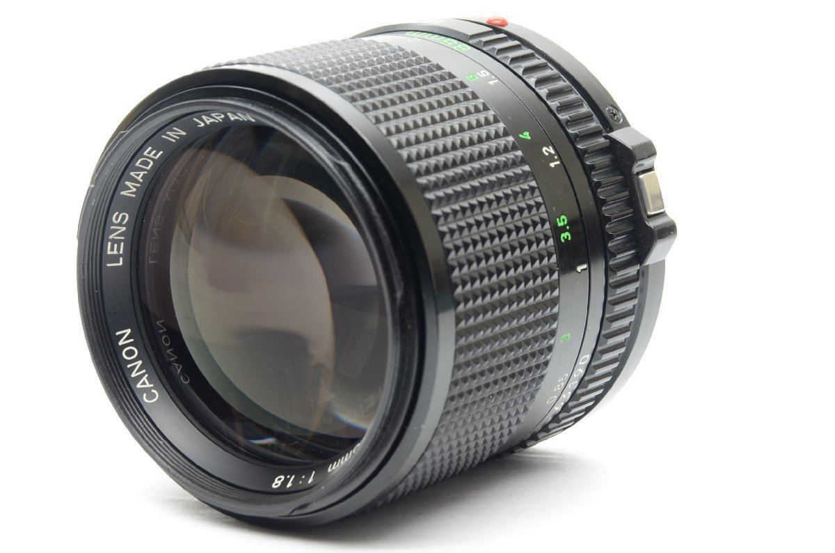  Canon Canon New FD 85mm F1.8 manual focus single‐lens reflex for lens 