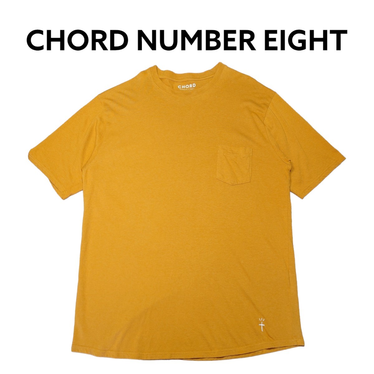 コードナンバーエイト　無地　ワンポイント刺繍　プリント　Tシャツ　CHORD NUMBER EIGHT