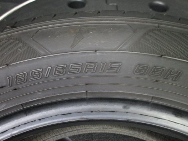 中古バリ溝2本セット グッドイヤー エフィシエントグリップ RVF02 185/65R15 88H 2022年製 フリード デミオ アクア 須賀川店頭取付OK_画像9