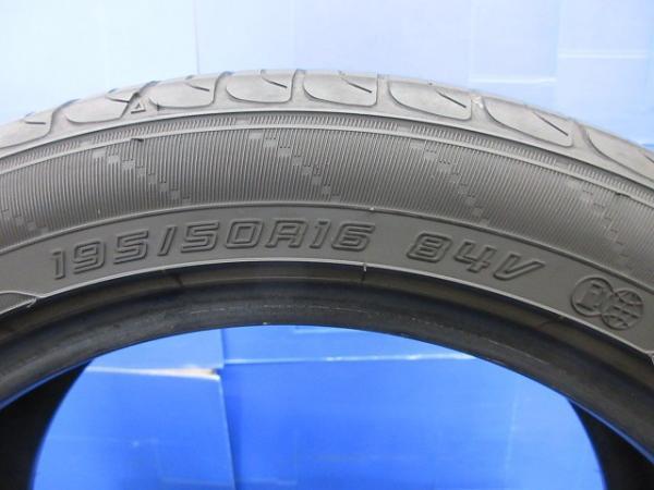 195/50R16 ダンロップ エナセーブ EC204 タイヤ2本 中古 高萩 ヴィッツ NCP131 NCP91 NHP130 NSP130 ウイングロード WFY11 WHNY11 プレマシ_画像4