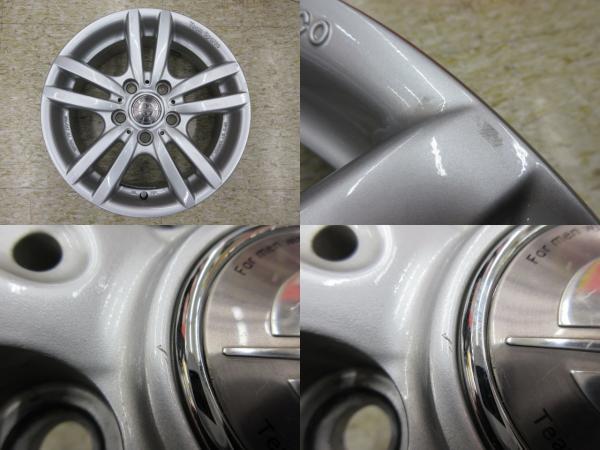 TOPY TeamSperco LEGGERO 15x6J+45 5H-112 ハブ径57.1mm 球面座 中古4本セット アウディA4 A6 フォルクスワーゲン ゴルフ 等に 鴻巣_画像5