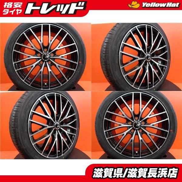 クラウン カムリ 新品 VENES FS01 18インチ ヨコハマ ECOS ES31 225/45R18 2021年製 4本セット プリウスα マークX 夏タイヤ