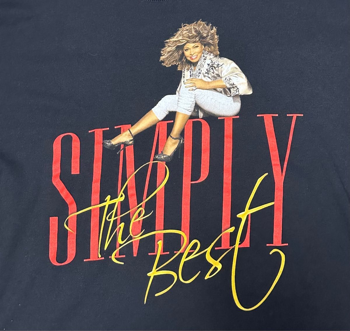 ティナターナー Tシャツ 黒 XL tina turner vintage