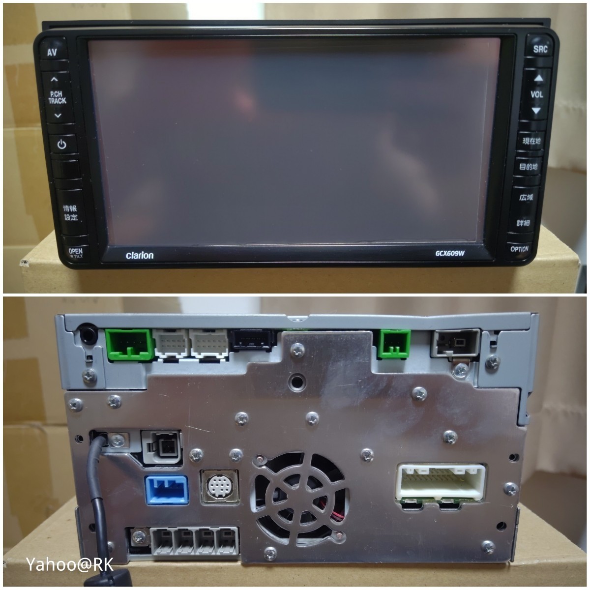 スバル 純正ナビ Clarion 型式 GCX609W DVD再生 Bluetooth スバル 純正ナビ Clarion 型式 GCX609W DVD再生 Bluetooth