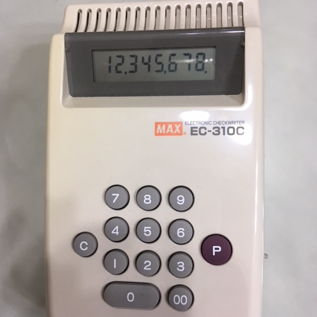 MAX электронный устройство для печати ценных бумаг EC-310C беспроводной заряжающийся перевозка свободный 
