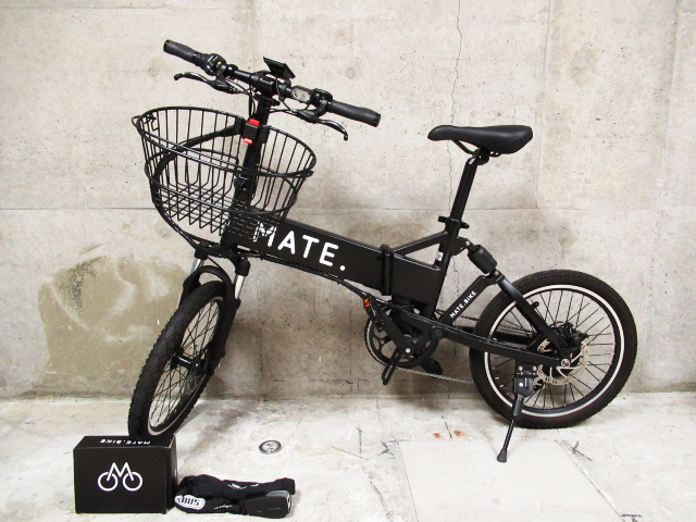 MATE CITY メイト シティ ブラック 折りたたみ 電動アシスト自転車