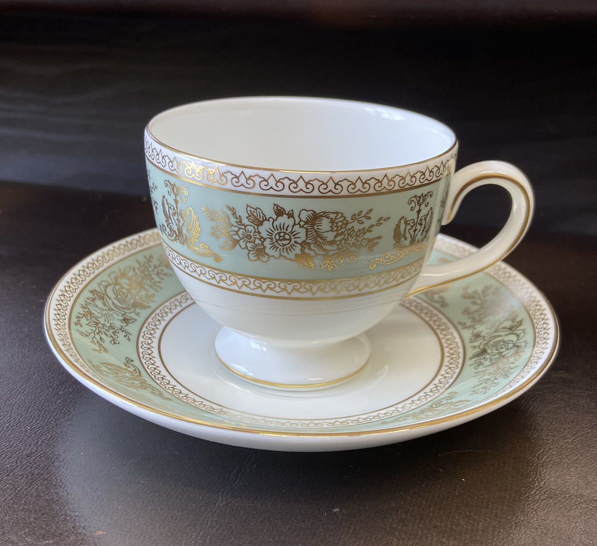 WEDGWOOD ウェッジウッド コロンビアセージグリーン ティーセット