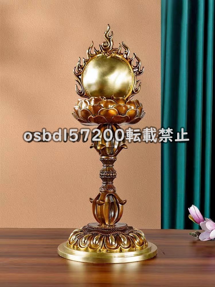 【超安い】 新入荷★火焔宝珠舎利塔 金剛杵 高さ40cm 真鍮製 寺院仏具 密教法具 舎利塔 仏具一般 【超安い】 新入荷★火焔宝珠舎利塔 金剛杵 高さ40cm 真鍮製 寺院仏具 密教法具 舎利塔 仏具一般