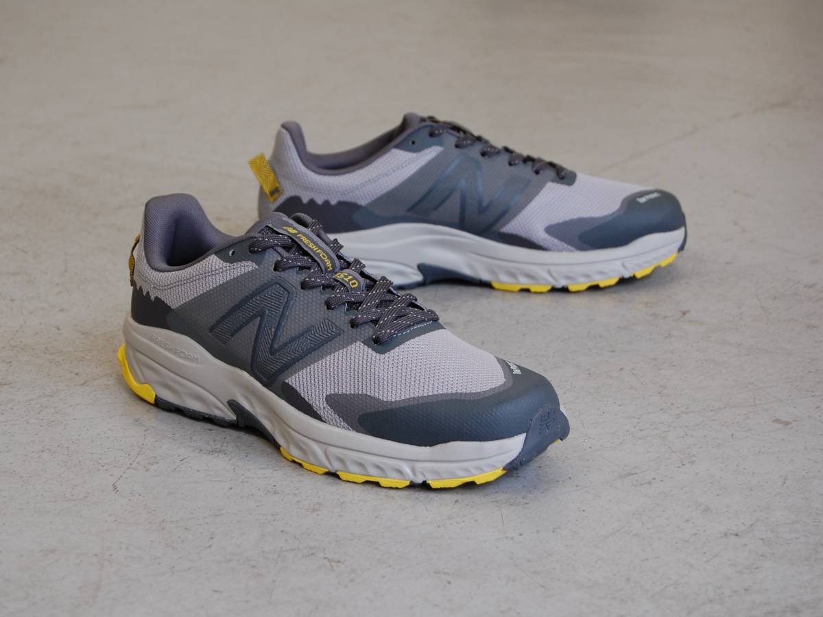 NEW BALANCE MT510 V6★ニューバランス トレイルモデル グレー MT510V6 US9 5 検索用 NEW BALANCE ニューバランス トレイル