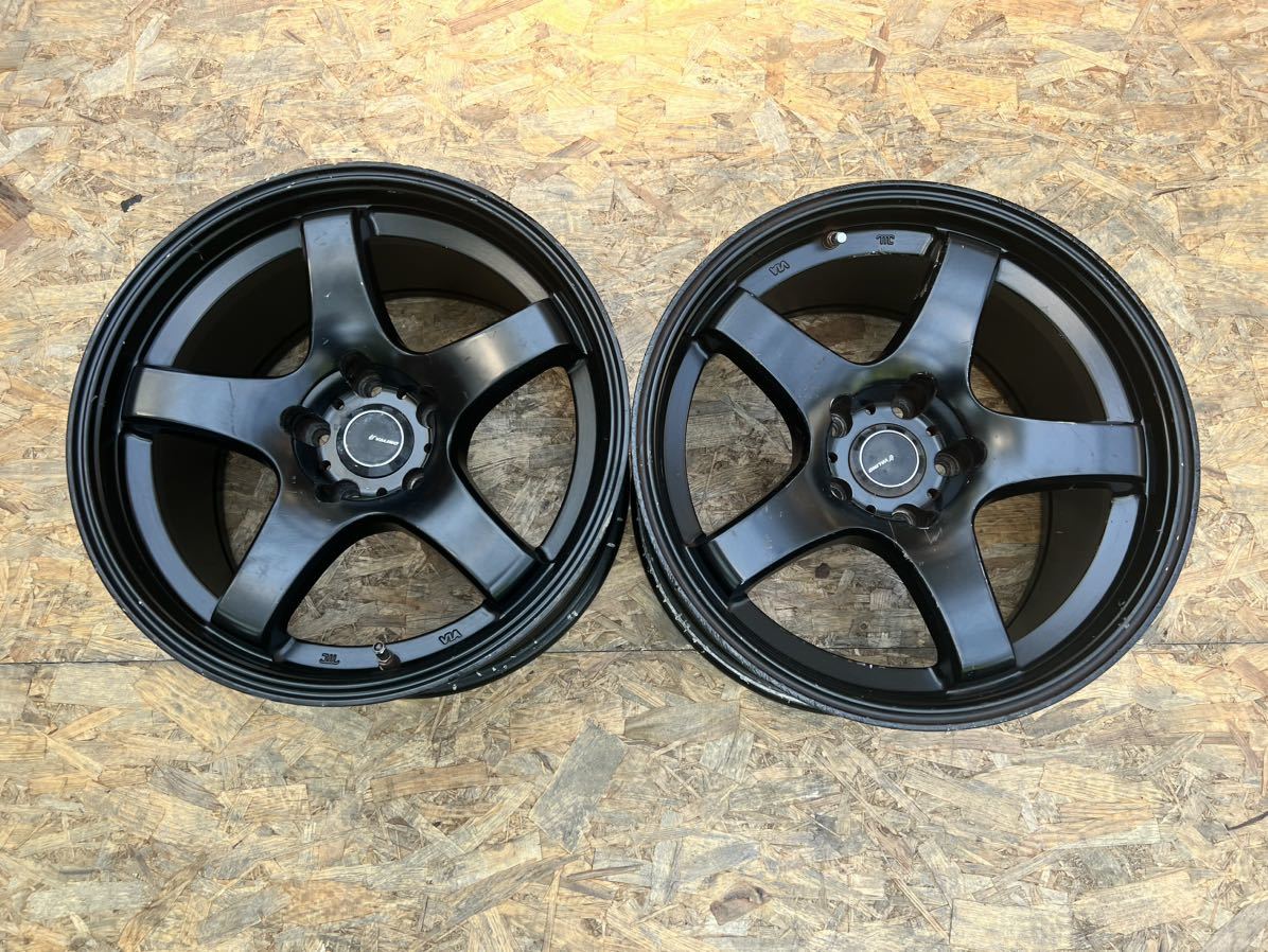 ヴァリノ 17インチ 9.5j+15 pcd114.3 5H 5穴 s13 s14 s15 silvia 180sx