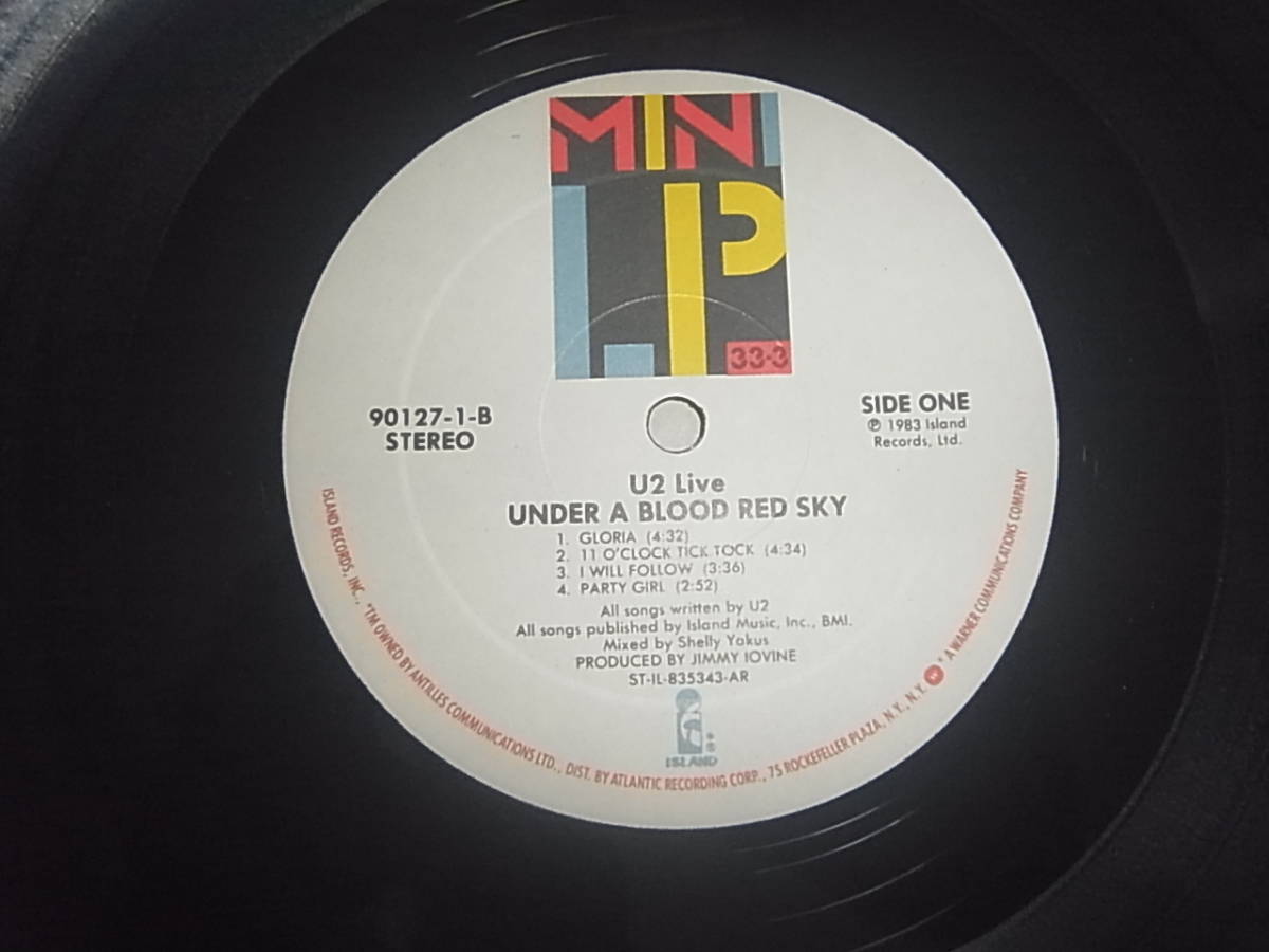 U2「ブラッド・レッド・スカイ=四騎＝ 」傑作ライヴ盤/米国版/入手困難_画像3
