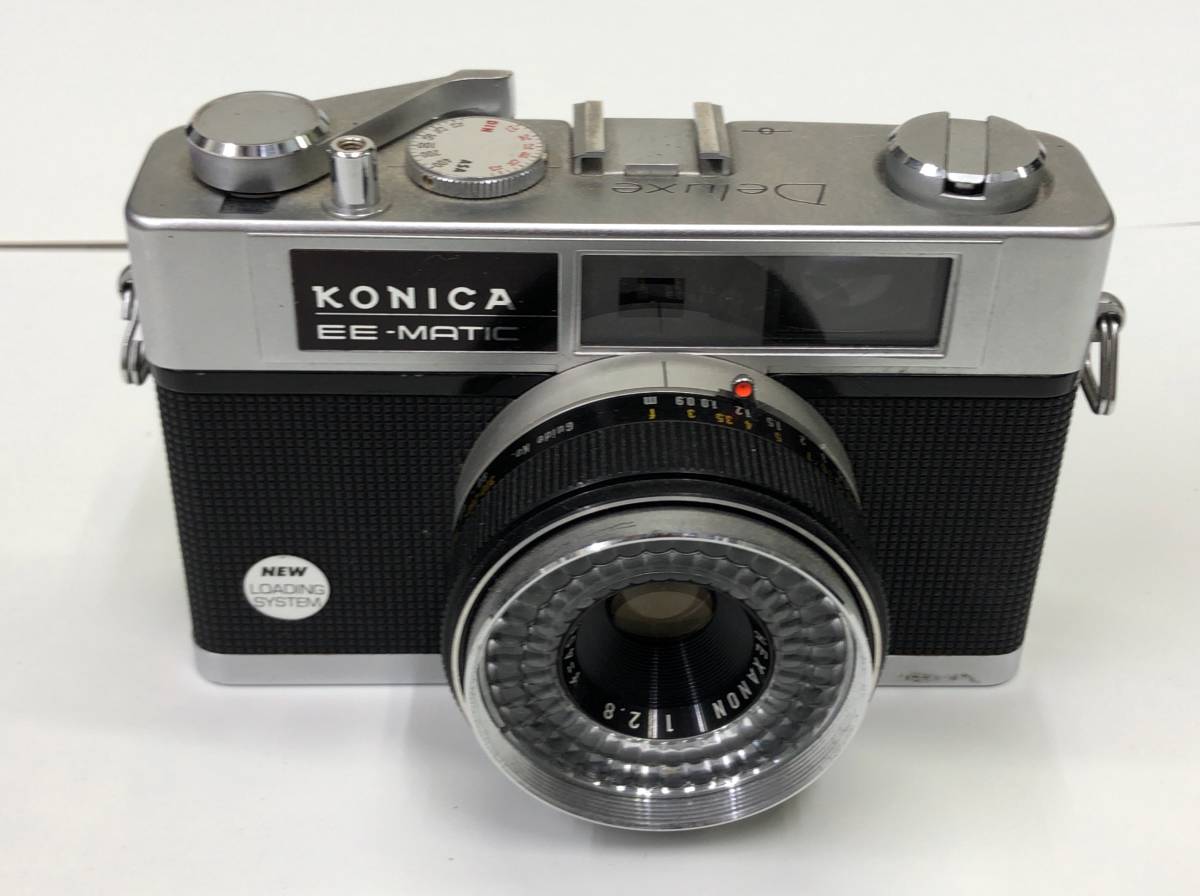 KONICA コニカ EE-MATIC Deluxe レンジファインダーカメラ フィルムカメラ HEXANON f=40mm F2.8 動作未確認 23072501_画像1