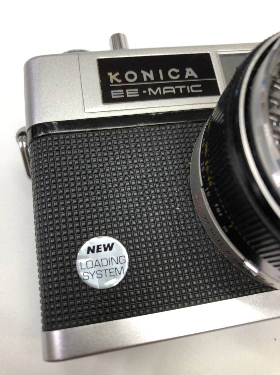 KONICA コニカ EE-MATIC Deluxe レンジファインダーカメラ フィルムカメラ HEXANON f=40mm F2.8 動作未確認 23072501_画像9