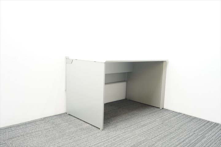 愛用 【中古】オカムラ ホワイト/シルバー パネル脚 H720 127 平机 プロユニット 平机 愛用 【中古】オカムラ ホワイト/シルバー パネル脚 H720 127 平机 プロユニット 平机