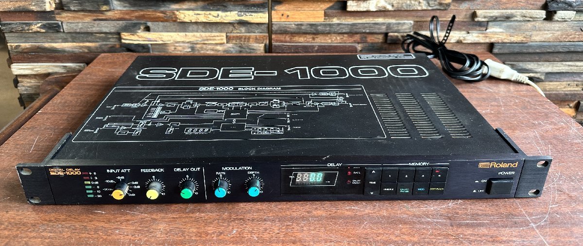 USED 動作確認済 Roland 　ローランド　デジタルディレイ 　SDE-1000_画像1