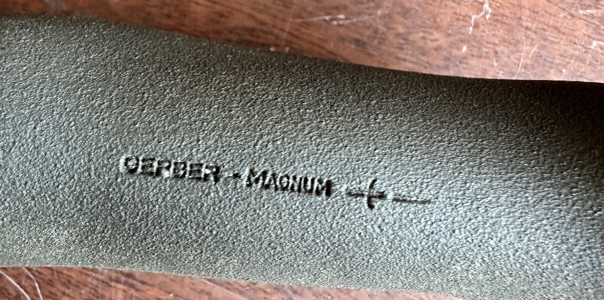 used ハンティングナイフ GERBER オールドガーバー? マグナム used ハンティングナイフ GERBER オールドガーバー? マグナム
