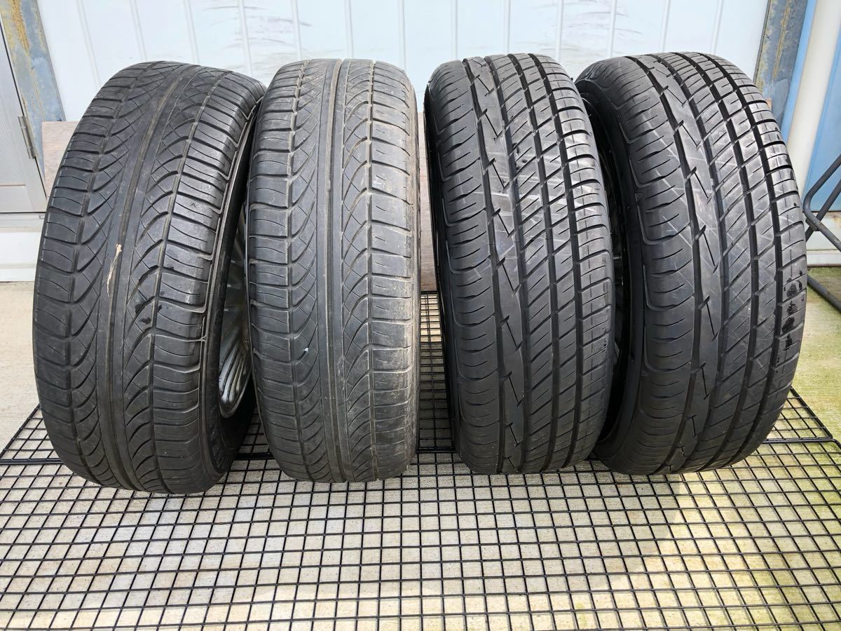 トヨタ クラウン 純正 215/65R15 6.5J+50 5穴 PCD114.3 15インチ タイヤホイール 4本セット_画像9