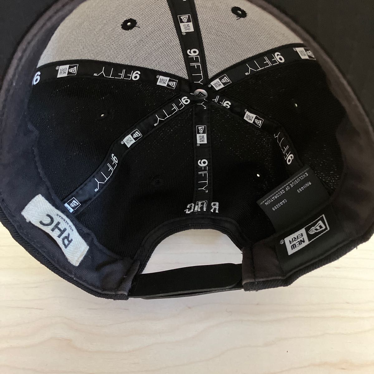 RHC ロンハーマン ニューエラ コラボ キャップ 9fifty スナップバック 完売品 アジャスタブル ステッカーなし ブラック