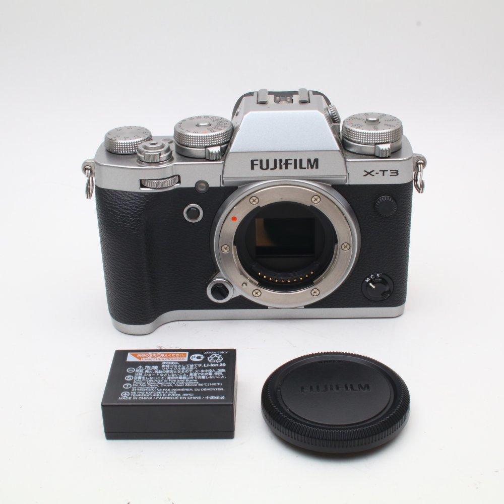 取り扱い店舗限定 FUJIFILM ミラーレス一眼カメラ X-T3ボディ シルバー