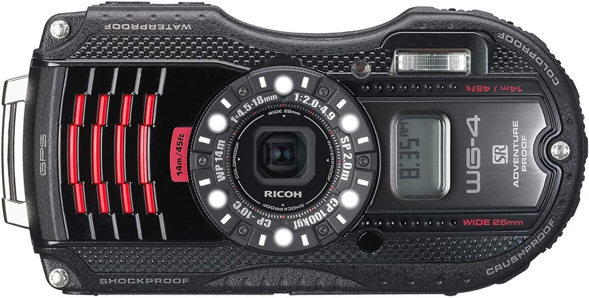 売れ筋新商品 人気 カメラ 防水 ブラック WG-4 RICOH 良品 中古 おす