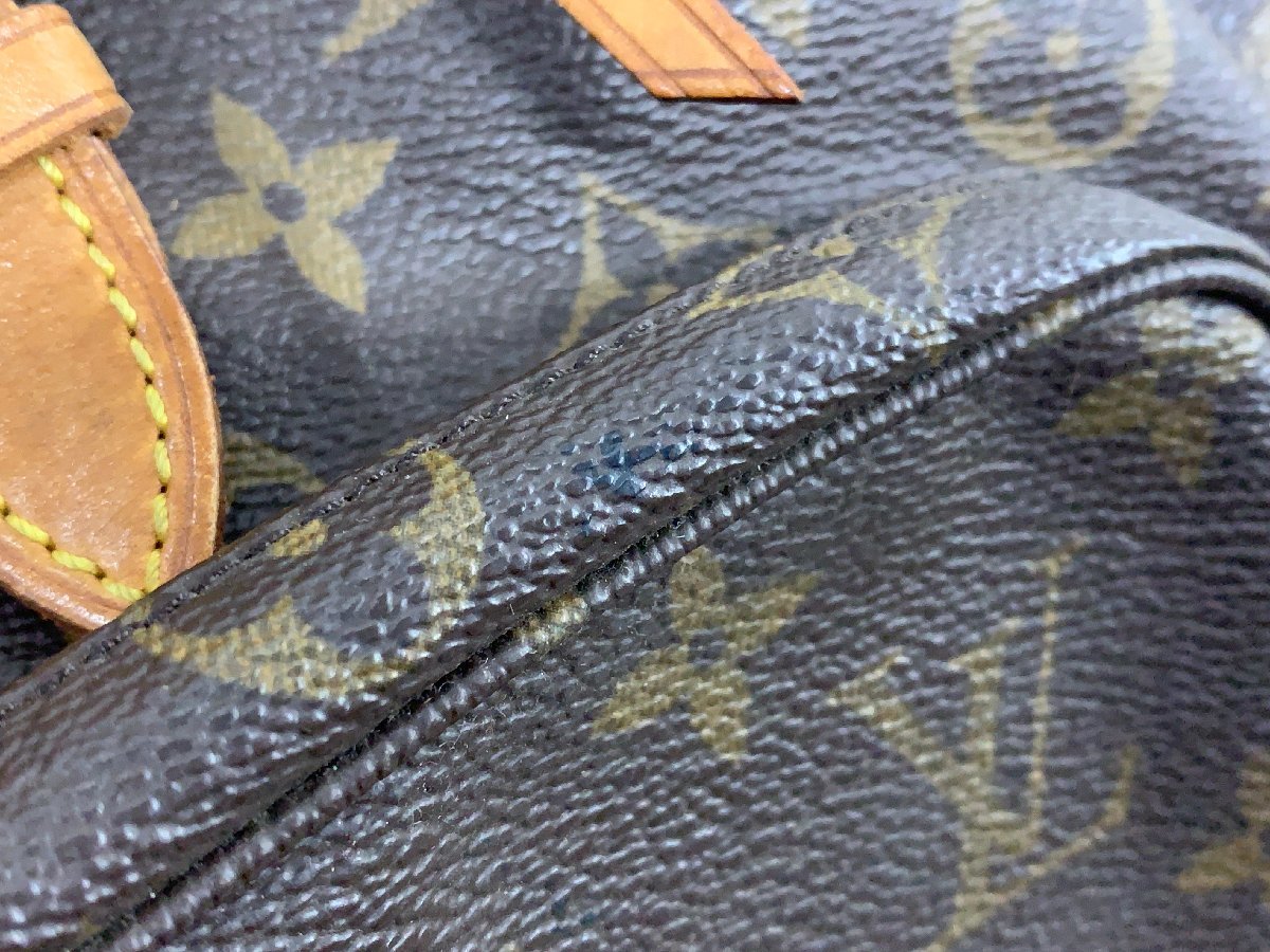 ルイヴィトン Louis Vuitton モンスリMM モノグラム リュックサック 鞄 レザーバッグ M51136 レディース_画像9