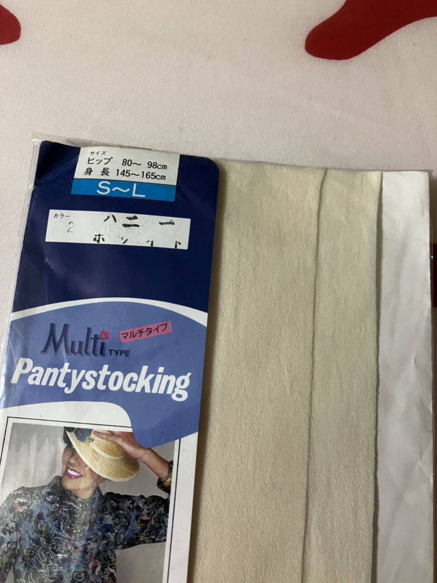 マルチタイプ パンティストッキング ハニーホワイト multi type panty stocking 日本製 made in japan nylon パンスト white_画像2