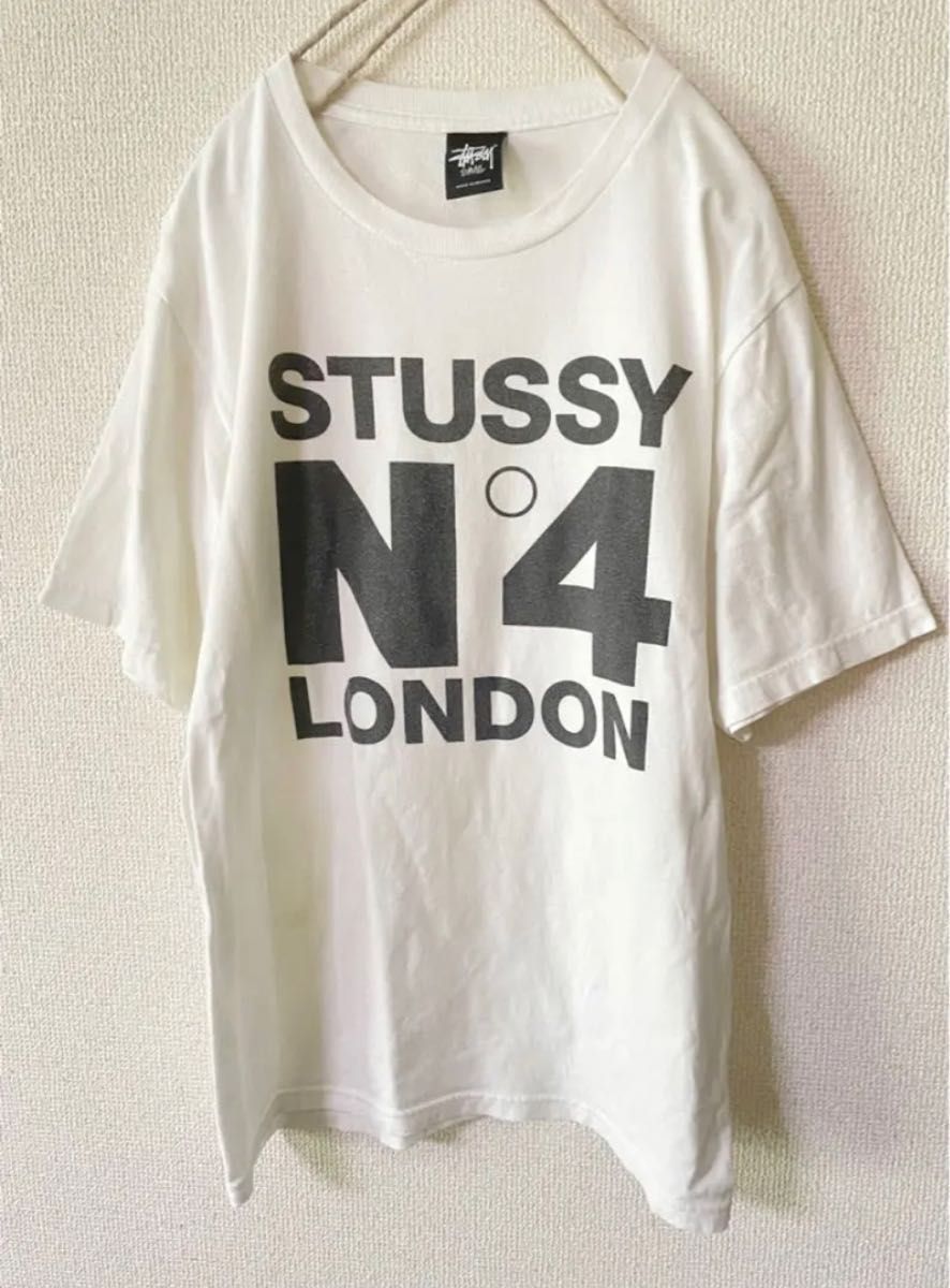 SALE！OLD stussy ステューシー ビックロゴ Tシャツ n4 LONDON Tシャツ 半袖Tシャツ