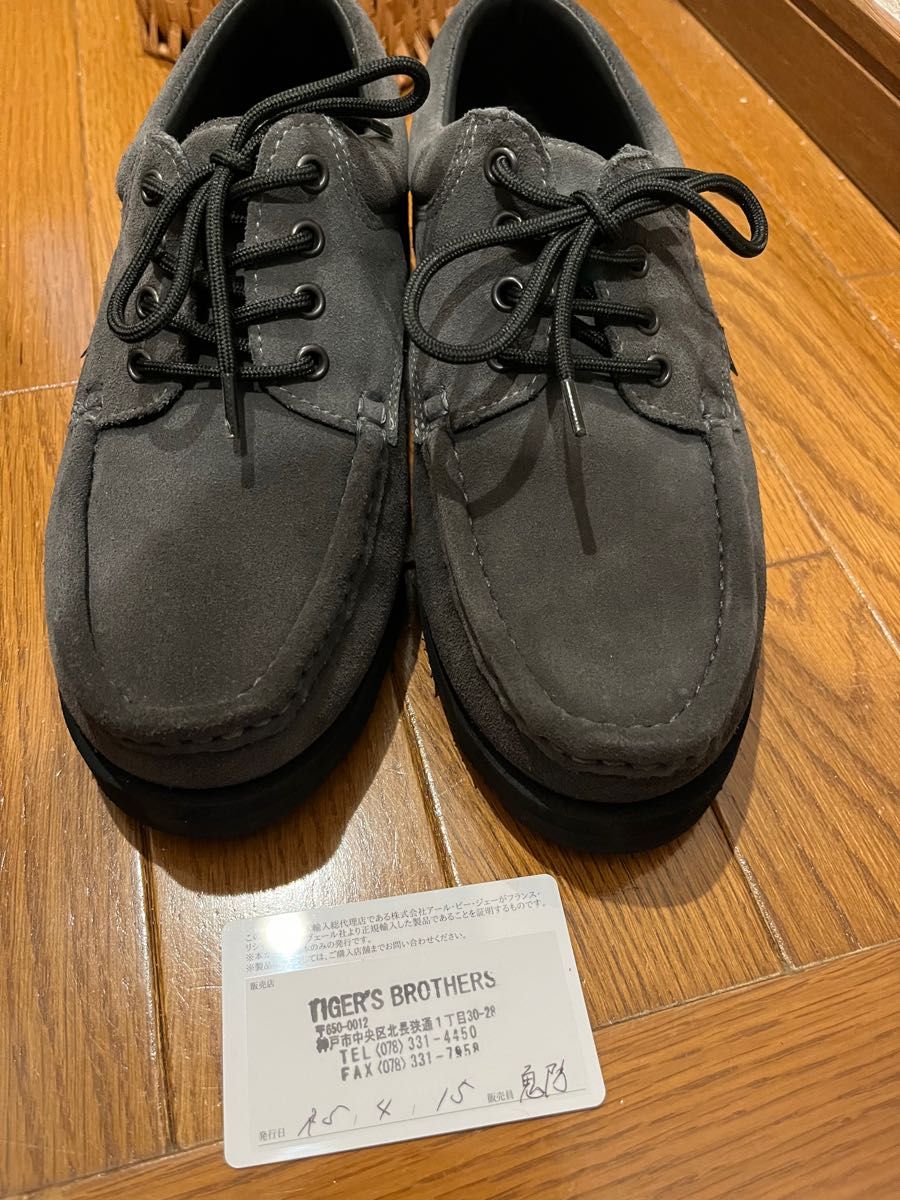 Paraboot パラブーツ THIERS ティエール Vel Ardoise グレー Paraboot パラブーツ THIERS ティエール Vel Ardoise グレー