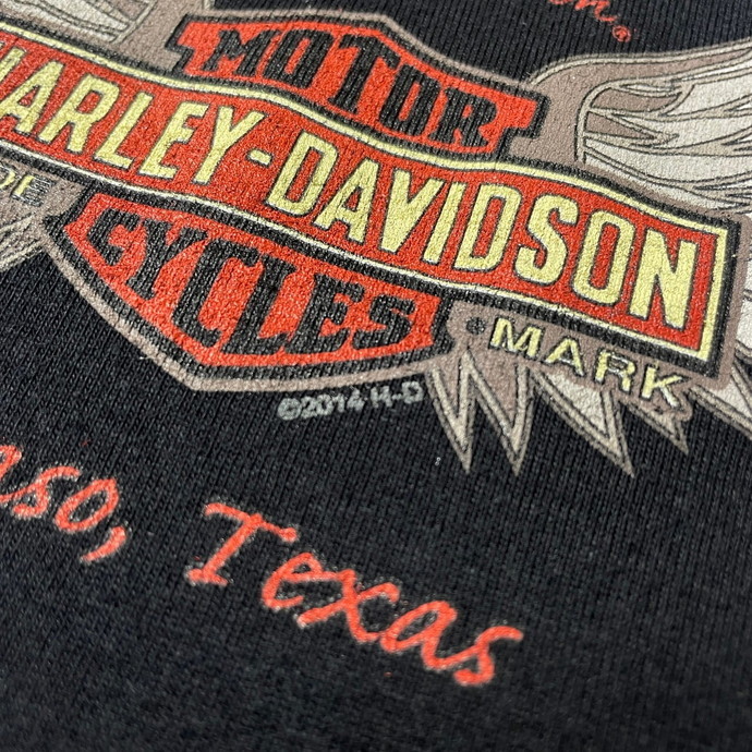 ビッグサイズ USA製 Harley-Davidson ハーレーダビッドソン ノースリーブ タンクトップ メンズ3XL_画像8