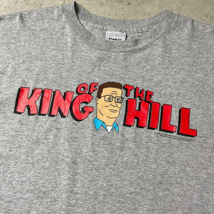 90年代 USA製 KING OF THE HILL キング・オブ・ザ・ヒル アニメTシャツ キャラクタープリントTシャツ メンズXL_画像1