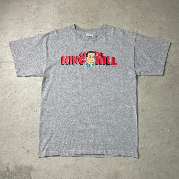 90年代 USA製 KING OF THE HILL キング・オブ・ザ・ヒル アニメTシャツ キャラクタープリントTシャツ メンズXL_画像2