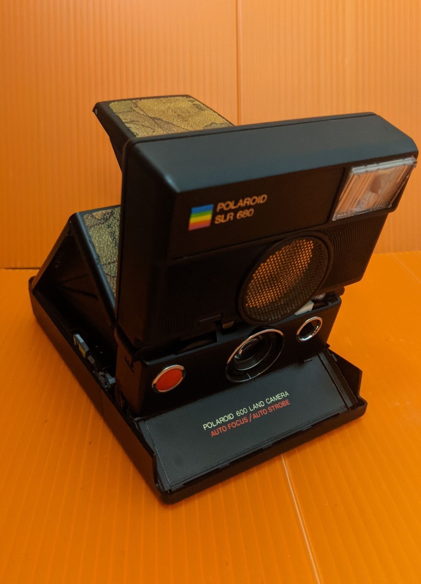 中古ポラロイド① POLAROID SLR680 地図柄 可動品 ジャンク | JChere