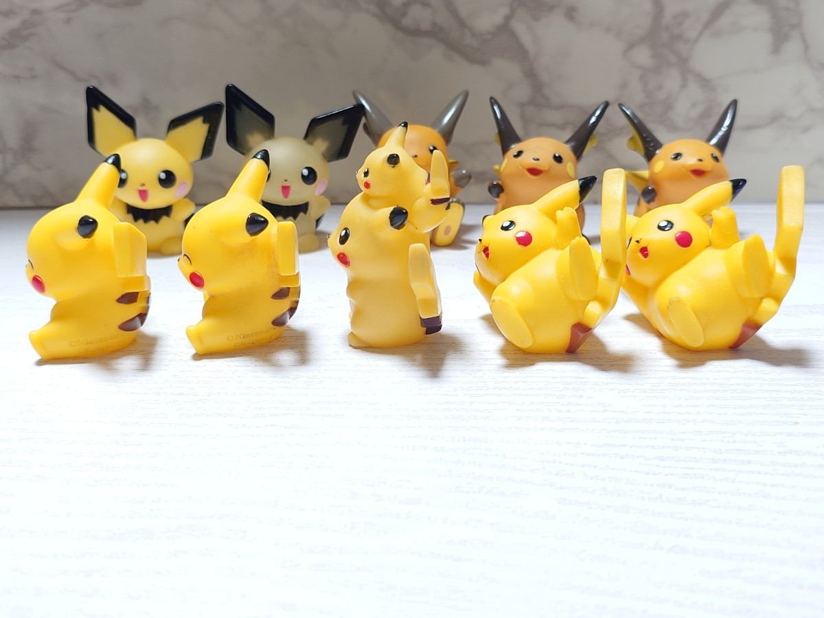 ポケモンキッズ ピカチュウ 進化系 10体セット ピチュー クリア ポケモンキッズ ピカチュウ 進化系 10体セット ピチュー クリア