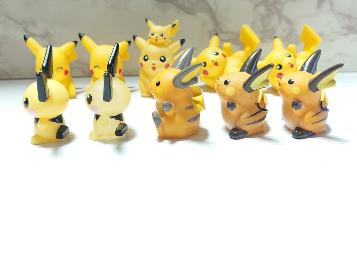ポケモンキッズ ピカチュウ 進化系 10体セット ピチュー クリア ポケモンキッズ ピカチュウ 進化系 10体セット ピチュー クリア