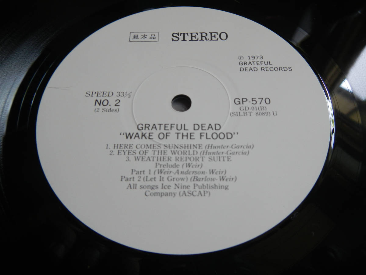 【帯LP】グレイトフルデッド(GP570キングUA1978年WLP白見本/新しき夜明け/WAKE OF FLOOD/GRATEFUL DEAD/OBI)_画像2