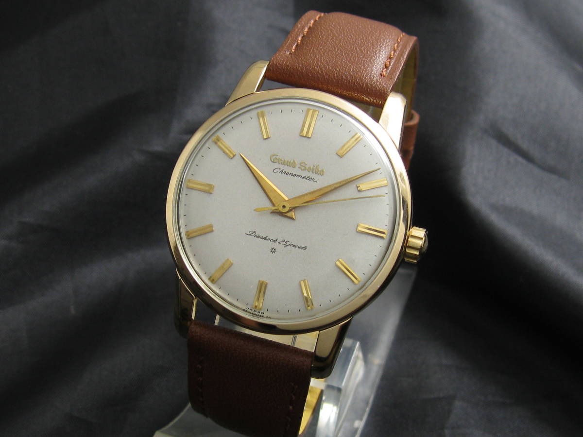 美容產品Grand Seiko First型號Ref.J14070 Cal.3180手動繞線大修1963年1月製造 原文:美品 グランドセイコー ファーストモデル Ref.J14070 Cal.3180 手巻 オーバーホール済 1963年1月製造