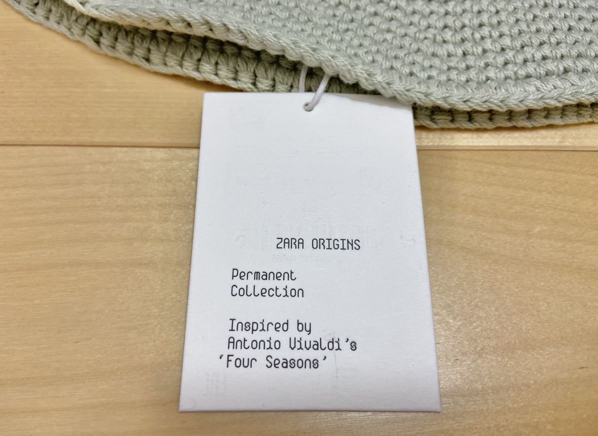 ZARA Origins クロシェット バケットハット 新品 送料無料 メンズ ウィメンズ 兼用 ハット 小物 ザラ オリジンズ レディース 帽子_画像6