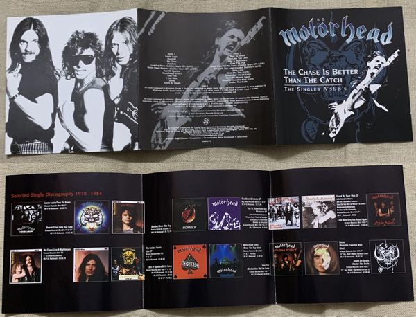 CD Motorhead 2枚組 UK盤 The Chase Is Better Than The Catch(The Singles A's & B's) モーターヘッド CMDDD175_画像3