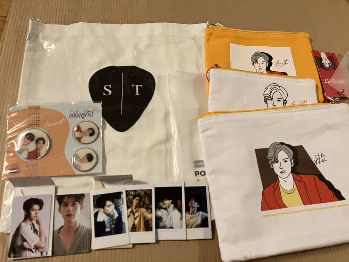 bright GMM mystery box brightwin 2gether b トートバッグ ポーチ