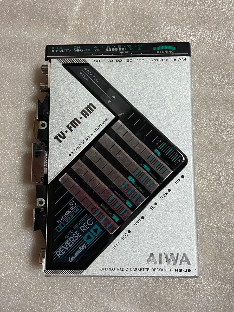 AIWA アイワ HS-J9 ポータブル カセットレコーダー-