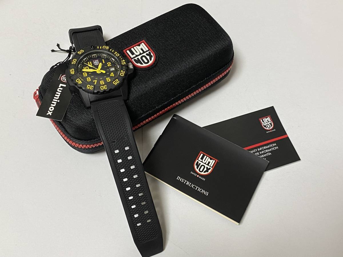 ルミノックス 【LUMINOX】 ネイビーシールズ Navy SEAL SERIES イエロー 3505 3500シリーズ 展示未使用品_画像1