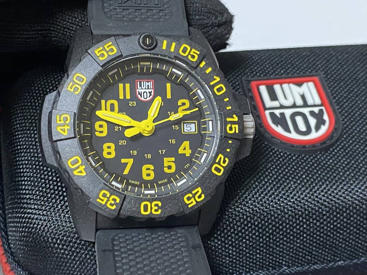 ルミノックス 【LUMINOX】 ネイビーシールズ Navy SEAL SERIES イエロー 3505 3500シリーズ 展示未使用品_画像2