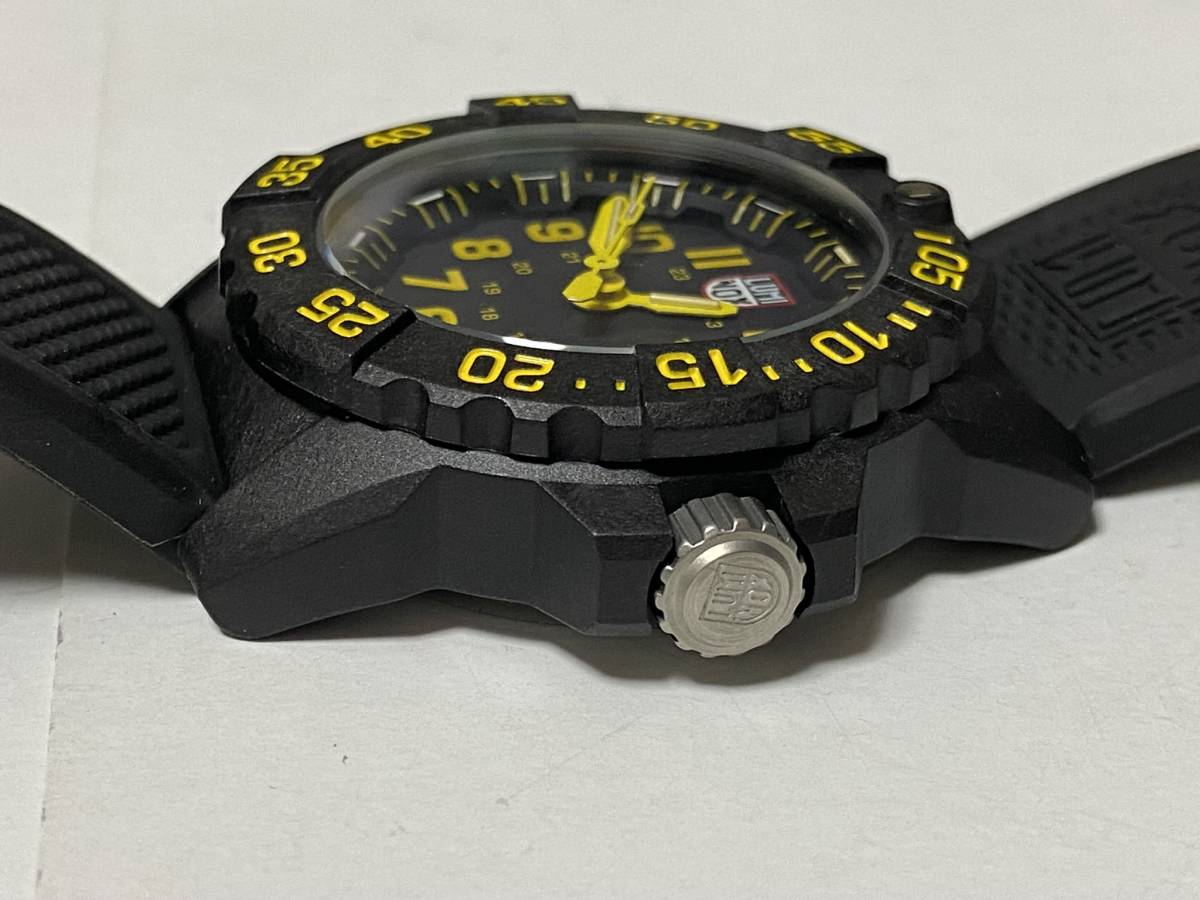 ルミノックス 【LUMINOX】 ネイビーシールズ Navy SEAL SERIES イエロー 3505 3500シリーズ 展示未使用品_画像7