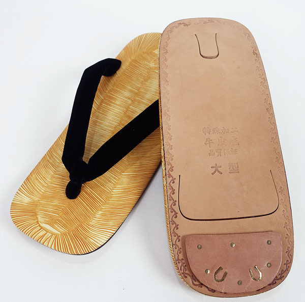  men's sandals setta new goods unused goods cow leather bottom М size 25cm 10365