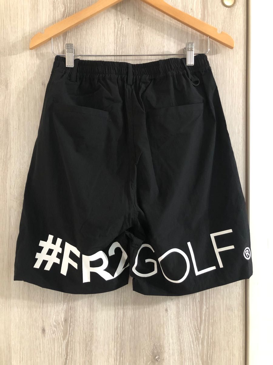 新品 FR2GOLF エフアールツーゴルフ ナイロン ショートパンツ 黒 M-