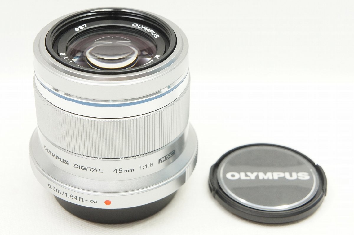 アルプスカメラ】美品 OLYMPUS オリンパス M.ZUIKO DIGITAL 45mm F1.8