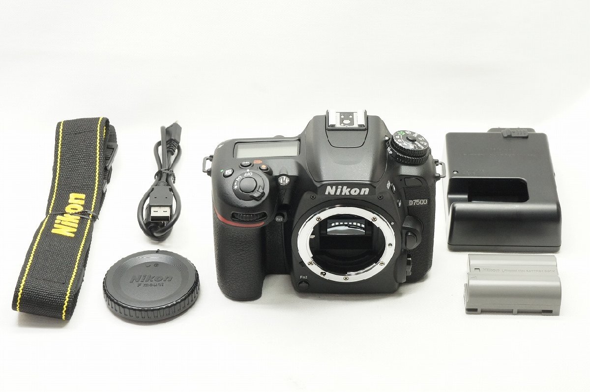 【アルプスカメラ】美品 Nikon ニコン D7500 ボディ デジタル一眼レフカメラ 230711b