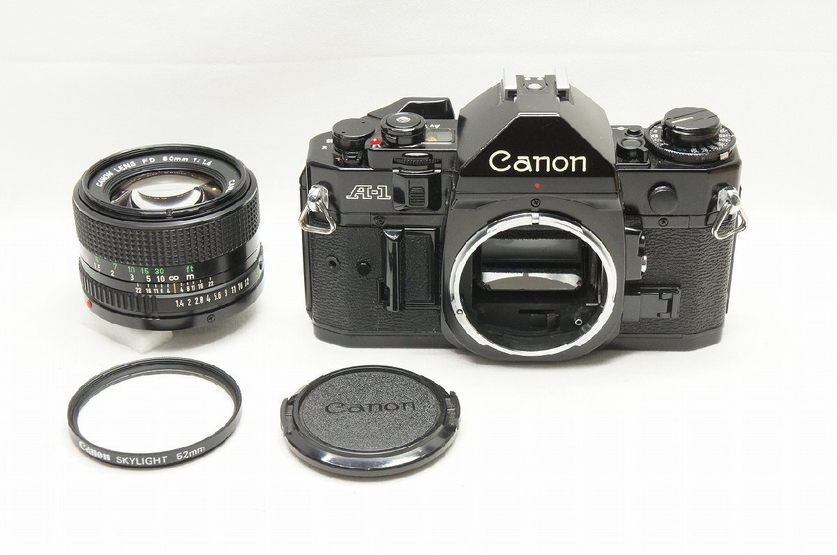 アルプスカメラ】ジャンク品 Canon キヤノン A-1 + NEW FD 50mm F1.4